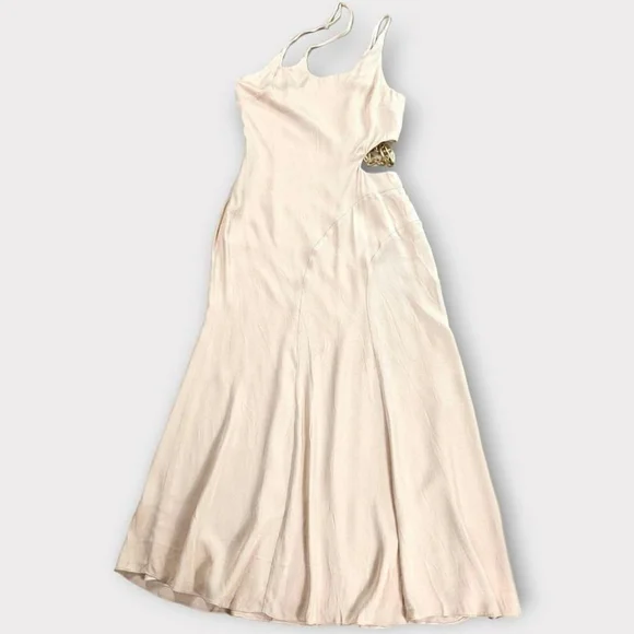 Jonathan Simkhai Morena Cut Out Midi Dress Size 2 - Picture 2 of 14